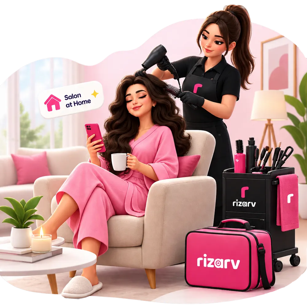 Rizarv Luxury Salon at Home